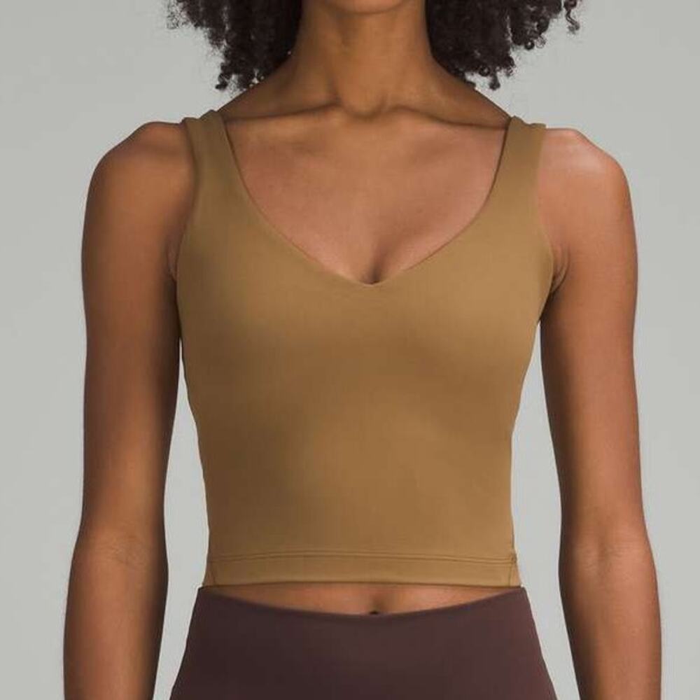 Lululemon NWT Align Tank Top Light Support A/B Cup Allspice Size 0 Nulu Fabric